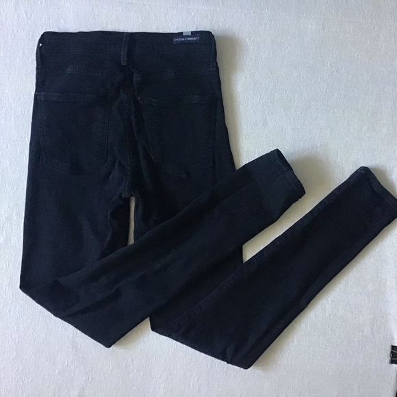 Citizen of Humanity Rocket High Rise Skinny Jeans Woman’s Size 25 in Black - Picture 8 of 13